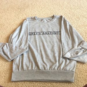 Greys Anatomy Merch long sleeve crop